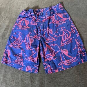 Lilly Pulitzer Blue and Pink Patterned Shorts